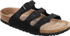 Birkenstock Women's Florida Soft Footbed 11 Birkenstock Women's Florida Soft Footbed -Englins Fine Footwear birkenstock florida soft footbed black oiled leather 1011445 92805.1585835172