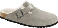 Birkenstock Boston Shearling Lined -Englins Fine Footwear birkenstock unisex boston shearling lined stone coin natural suede 1017651 62494.1732657156