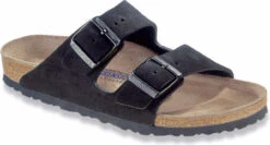 Birkenstock Arizona Soft Footbed 24 Birkenstock Arizona Soft Footbed -Englins Fine Footwear birkenstock women arizona soft footbed black suede 951321 90716.1700929794