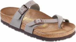 Birkenstock Women's Mayari -Englins Fine Footwear birkenstock women mayari stone birkibuc 71071 25256.1700620745
