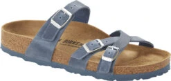 Birkenstock Women's Franca 8 Birkenstock Women's Franca -Englins Fine Footwear birkenstock womens franca dusty blue oiled leather 1022545 1022546 75050.1657908582