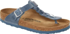 Birkenstock Women's Gizeh Braid 5 Birkenstock Women's Gizeh Braid -Englins Fine Footwear birkenstock womens gizeh braid dusty blue oiled leather 1021347 49196.1657895495