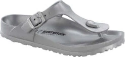 Birkenstock Women's Gizeh Essentials -Englins Fine Footwear birkenstock womens gizeh essentials metallic silver eva 1003496 49061.1551993692