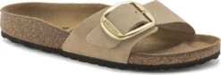 Birkenstock Women's Madrid Big Buckle -Englins Fine Footwear birkenstock womens madrid big buckle sandcastle nubuck leather 1024009 87157.1758917880