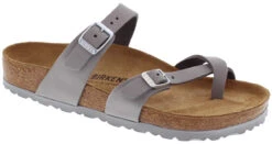 Birkenstock Women's Mayari -Englins Fine Footwear birkenstock womens mayari dove gray nubuck 1020908 29949.1657899293