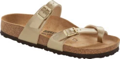 Birkenstock Women's Mayari -Englins Fine Footwear birkenstock womens mayari gold birko flor 1016416 67532.1657899293
