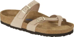 Birkenstock Women's Mayari Soft Footbed -Englins Fine Footwear birkenstock womens mayari soft footbed sandcastle nubuck 1022212 80758.1686306982