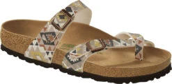 Birkenstock Women's Mayari Vegan -Englins Fine Footwear birkenstock womens mayari vegan printed mocha birko flor 1019602 82456.1657899282