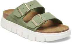 Birkenstock Women's Papillio Arizona Chunky -Englins Fine Footwear birkenstock womens papillio arizona chunky green tea suede 1028367 22772.1746712434
