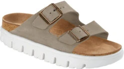Birkenstock Women's Papillio Arizona Platform -Englins Fine Footwear birkenstock womens papillio arizona platform chunky suede taupe 1018135 53279.1686295745