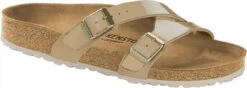 Birkenstock Women's Yao -Englins Fine Footwear birkenstock womens yao sand patent birko flor 1013549 30455.1553730826