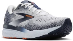 Brooks Men's Ghost 16 -Englins Fine Footwear brooks mens ghost 16 white peacoat orange 1104181d130 86516.1745439798