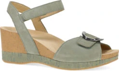 Dansko Stella -Englins Fine Footwear dansko womens stella sage milled nubuck 10003130300 16630.1742824973