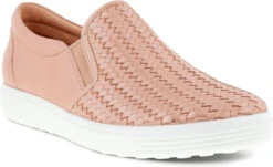 ECCO Women's Soft 7 Woven II Slip-On -Englins Fine Footwear ecco womens soft 7 woven 2 slip on tuscany metallic 47011360294 46482.1702004511