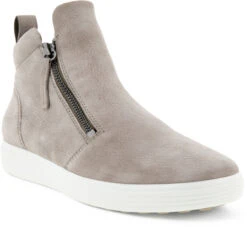 ECCO Women's Soft 7 Zip Bootie 9 ECCO Women's Soft 7 Zip Bootie -Englins Fine Footwear ecco womens soft 7 zip bootie warm grey 47031302375 74109.1642784709