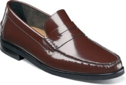 Florsheim Berkley Flex Moc Toe Penny Loafer 6 Florsheim Berkley Flex Moc Toe Penny Loafer -Englins Fine Footwear florsheim mens berkley flex moc toe penny loafer burgandy smooth 12195 601 47050.1619643365