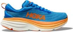 Hoka Men's Bondi 8 -Englins Fine Footwear hoka mens bondi 8 coastal sky vibrant orange 1123202 csvo 25565.1745426713