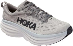Hoka Men's Bondi 8 -Englins Fine Footwear hoka mens bondi 8 sharkskin harbor mist 1123202 shms 67721.1745426713