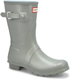 Hunter Women's Original Short Rain Boot -Englins Fine Footwear hunter womens original short rain boot tundra grey wfs1000rma tdg 67048.1637275269
