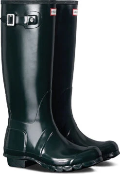 Hunter Women's Original Tall Gloss Rain Boot -Englins Fine Footwear hunter womens original tall gloss ocean wft1000rgl ocn 51270.1536967724