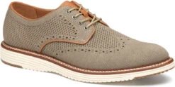Johnston & Murphy Upton Knit Wingtip 9 Johnston & Murphy Upton Knit Wingtip -Englins Fine Footwear johnston and murphy mens upton knit wingtip taupe heathered knit 20 6908 99397.1713560611