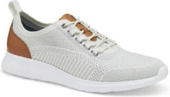 Johnston & Murphy Amherst Knit U-Throat -Englins Fine Footwear johnston murphy mens amherst knit u throat off white knit 25 8540 08902.1700845736