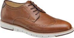 Johnston & Murphy Martell Wingtip -Englins Fine Footwear johnston murphy mens martell wingtip tan full grain 27 1746 14667.1620271667