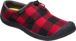 Keen Men's Howser III Slide -Englins Fine Footwear keen mens howser 3 slide red plaid black 1025553 70829.1662097183