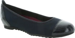 Munro Henlee -Englins Fine Footwear munro henlee navy fabric navy patent m183497 04032.1522422780