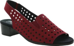 Munro Mickee 8 Munro Mickee -Englins Fine Footwear munro womens mickee red nubuck m427336 95532.1548257862