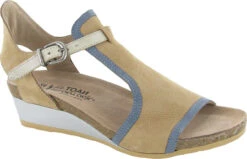 Naot Fiona -Englins Fine Footwear naot womens fiona nude nubuck feathery blue nubuck gold leather 5042 sgi 33419.1624506006