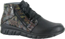 Naot Polaris 8 Naot Polaris -Englins Fine Footwear naot womens polaris soft black leather dark floral leather black luster leather 18022 nvv 09354.1729537179