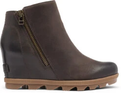 Sorel Women's Joan Of Arctic Wedge II Zip -Englins Fine Footwear sorel womens joan of arctic wedge 2 zip blackened brown 1920921205 58969.1603280079