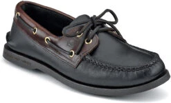 Sperry Men's Authentic Original Boat Shoe -Englins Fine Footwear sperry mens authentic original boat shoe black amaretto 0191486 89911.1494591727