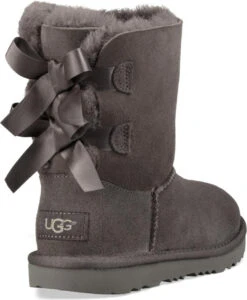 UGG Kids Bailey Bow II -Englins Fine Footwear ugg childrens bailey bow ii grey 1017394k grey 74637.1732651598
