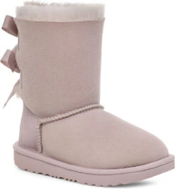 UGG Kids Bailey Bow II -Englins Fine Footwear ugg childrens kids bailey bow ii pale smoke 1017394k psk 62468.1732651598