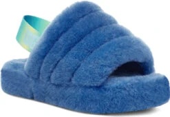 UGG Kids Fluff Yeah Slide -Englins Fine Footwear ugg childrens kids fluff yeah slide mystic blue gradient 1120030k mbgt 51792.1647038453