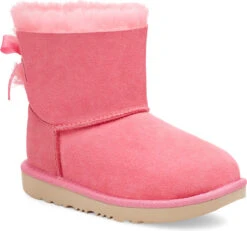 UGG Kids Mini Bailey Bow II -Englins Fine Footwear ugg childrens kids mini bailey bow 2 pink rose 1017397k pkrs 03642.1668092920