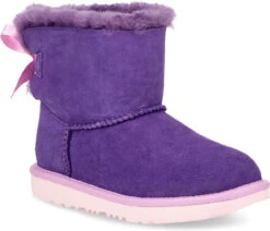 UGG Kids Mini Bailey Bow II -Englins Fine Footwear ugg kids mini bailey bow ii violet bloom 1017397k vblm 67317.1668092920