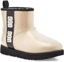 UGG Women's Classic Clear Mini -Englins Fine Footwear ugg womens classic clear mini natural black 1113190 nblc 04748.1638054098