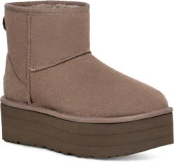 UGG Women's Classic Mini Platform 8 UGG Women's Classic Mini Platform -Englins Fine Footwear ugg womens classic mini platform smoke plume 1134991 skp 76775.1700836420
